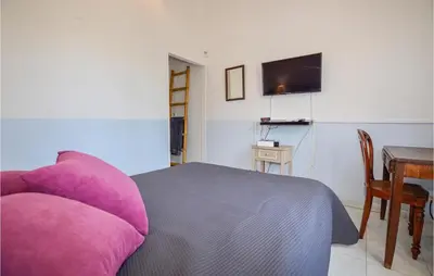 Télévision ou salle de divertissement dans l'établissement 1 Bedroom Gorgeous Home In Venzolasca