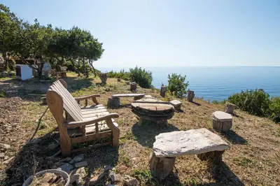 Paysage naturel près de la maison de vacances
