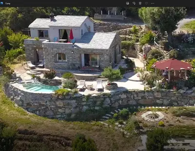 Piscine de l'établissement Maison de charme avec piscine privée ou située à proximité