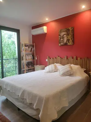 Un ou plusieurs lits dans un hébergement de l'établissement Casa San-Ghjuvà