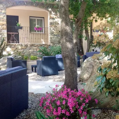 Jardin de l'établissement Domaine Casa Andria
