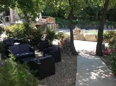 Jardin de l'établissement Domaine Casa Andria