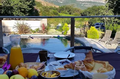 Nourriture dans la maison d'hôtes ou à proximité