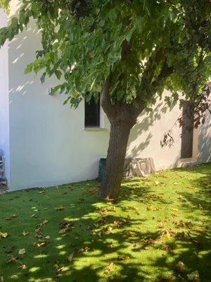 Jardin de l'établissement Maison pieds dans l eau avec piscine et clim