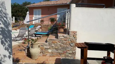 Balcon ou terrasse dans l'établissement Villa BRIMI