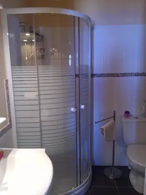 Salle de bains dans l'établissement Villa Patrizia