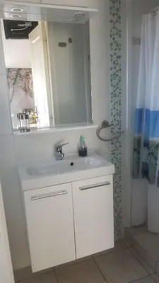 Salle de bains dans l'établissement Villa Patrizia