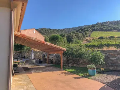 Vue générale sur la montagne ou vue sur la montagne depuis la maison de vacances