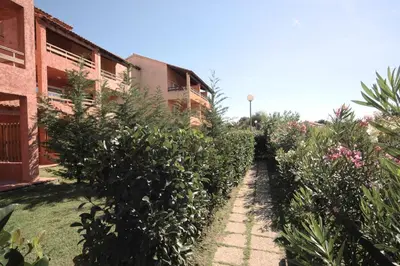 Jardin de l'établissement Marina Corsa Residence Apartment 3 rooms 6 persons 150 m sandy beach Ghisonaccia
