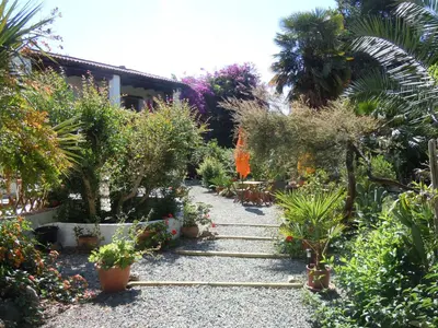 Jardin de l'établissement Relais de Bravone