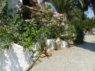 Jardin de l'établissement Relais de Bravone