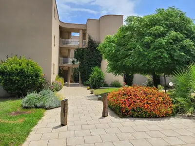 Jardin de l'établissement Appartement T2 Bord de Mer - Maria Beach