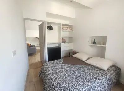 Un ou plusieurs lits dans un hébergement de l'établissement Beau T2 sur le vieux port, centre de Bastia