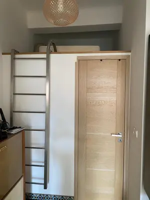 Plan de l'établissement Appartement hypercentre Bastia vue mer et petite terrasse