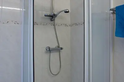 Salle de bains dans l'établissement Casa Le Sureau