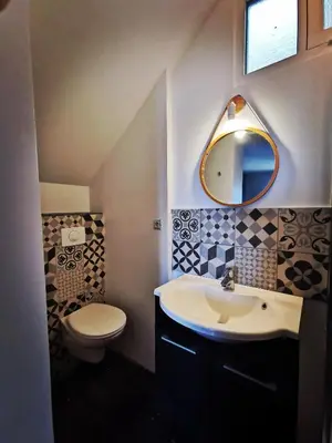 Salle de bains dans l'établissement Chambre d'hôtes casa di l'apa