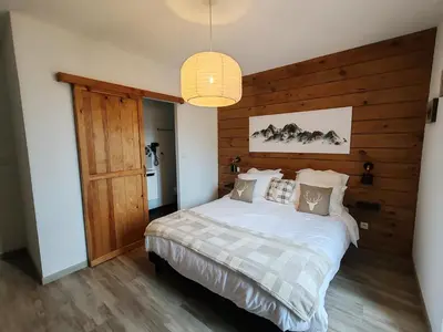 Un ou plusieurs lits dans un hébergement de l'établissement Chambre d'hôtes casa di l'apa