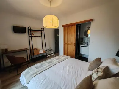 Un ou plusieurs lits dans un hébergement de l'établissement Chambre d'hôtes casa di l'apa