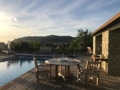 Paysage naturel près de la maison de vacances