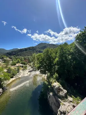 Paysage naturel près de la maison de vacances