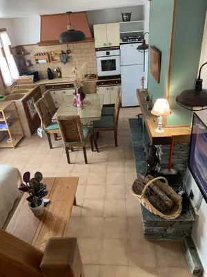 Cuisine ou kitchenette dans l'établissement A Casetta d’Hélène et Jeanette