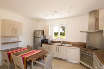 Cuisine ou kitchenette dans l'établissement Alzitone
