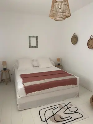Un ou plusieurs lits dans un hébergement de l'établissement Villa de standing, piscine chauffée,Balagne, Pietralba