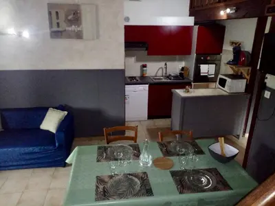 Cuisine ou kitchenette dans l'établissement Strada di a cuma