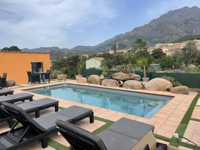 Vue générale sur la montagne ou vue sur la montagne depuis le B&B/chambre d'hôtes