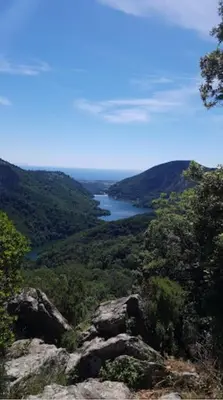 Paysage naturel près de la maison de vacances