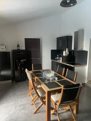 Cuisine ou kitchenette dans l'établissement CHAMBRES D'HOTES CENTRE CORSE