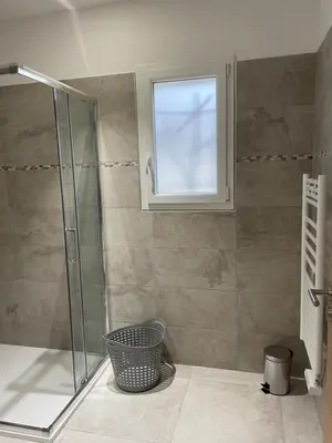 Salle de bains dans l'établissement Villa Jean Baptiste