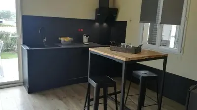 Cuisine ou kitchenette dans l'établissement E Cabanacce