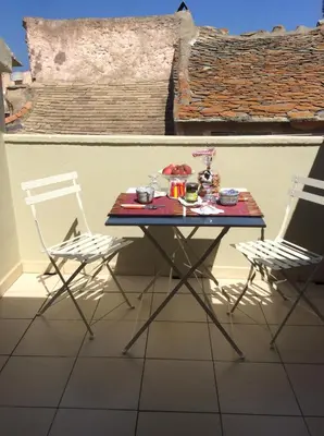 Balcon ou terrasse dans l'établissement Centre historique bastia