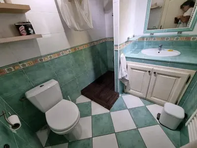 Salle de bains dans l'établissement Casa Di Vadella