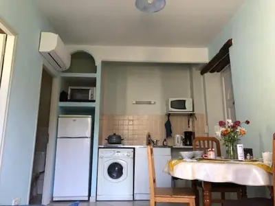 Cuisine ou kitchenette dans l'établissement Chez Aurele