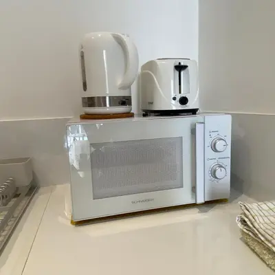 Cuisine ou kitchenette dans l'établissement Belle chambre d hôte Et cuisine hyper centre