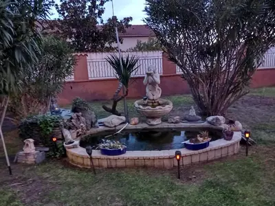 Jardin de l'établissement Un Nid Douillet en bord de plage !!