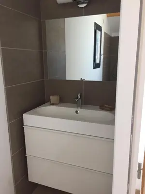 Salle de bains dans l'établissement Très belle villa avec piscine chauffée CASALEONI