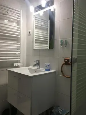 Salle de bains dans l'établissement Agriates