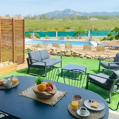 appart Libeccio swimming pool bbq