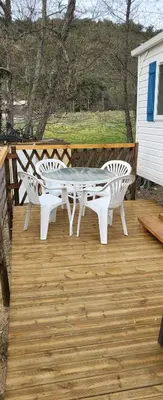 Balcon ou terrasse dans l'établissement Le coin tranquille