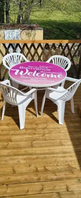 Balcon ou terrasse dans l'établissement Le coin tranquille