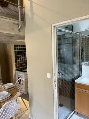 Salle de bains dans l'établissement Appartements St. Pancrace