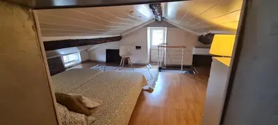 Un ou plusieurs lits dans un hébergement de l'établissement pietranera village terrasse vue exceptionnelle sur la mer