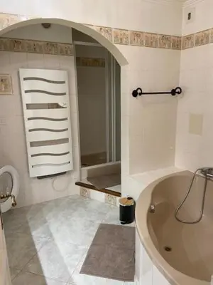 Salle de bains dans l'établissement Appartement T4 très bien situé et climatisé