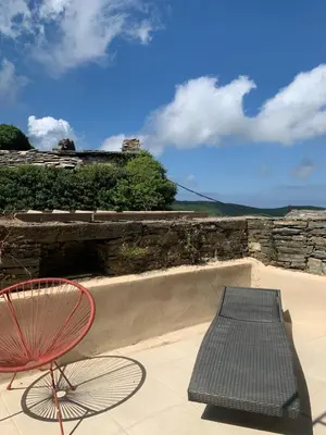 Paysage naturel près de la maison de vacances