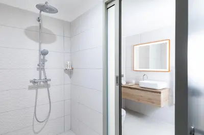 Salle de bains dans l'établissement RESIDENCE SANTA MARIA