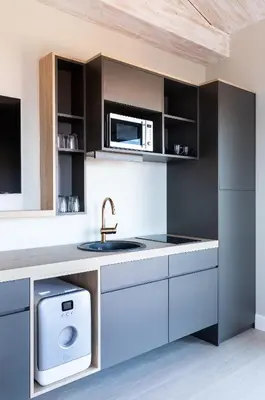 Cuisine ou kitchenette dans l'établissement RESIDENCE SANTA MARIA