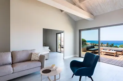 Coin salon dans l'établissement RESIDENCE SANTA MARIA